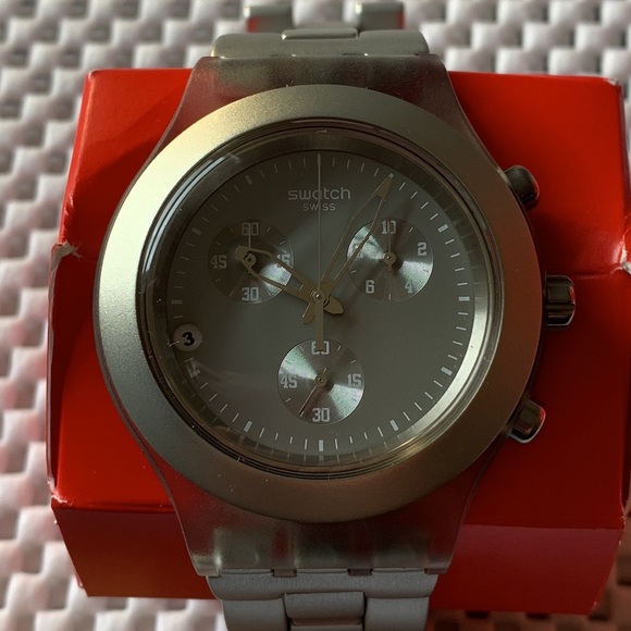 Swatch Watch - FULL BLOODED SMOKY SAND - SVCG4000AG - Picture 1 of 6